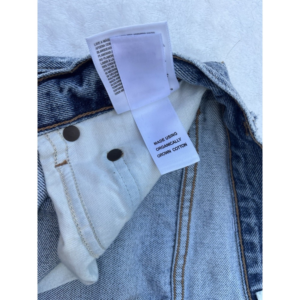 AGOLDE Riley High Rise Straight Button Fly Jeans Size 27 Crop - Picture 5 of 12